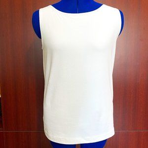 Chico's White Sleeveless Top (Chico's Size 1 = M)